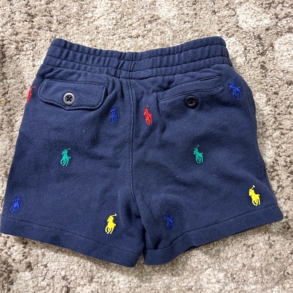 Toddler Cotton Mesh Polo shorts